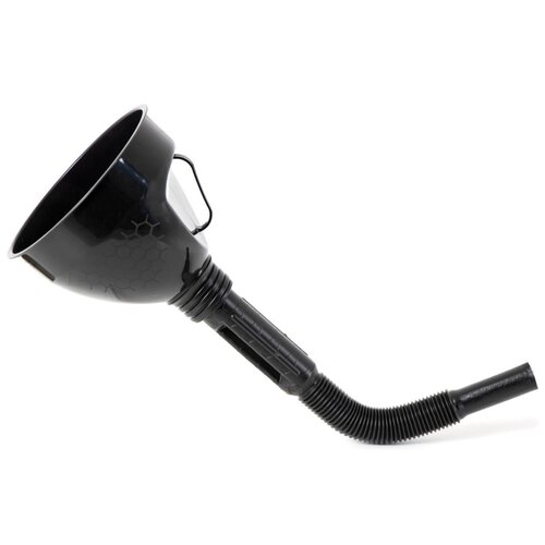 Lievik na palivo so sitkom, olej, benzín, široký, dlhý 30 cm, 2 diely