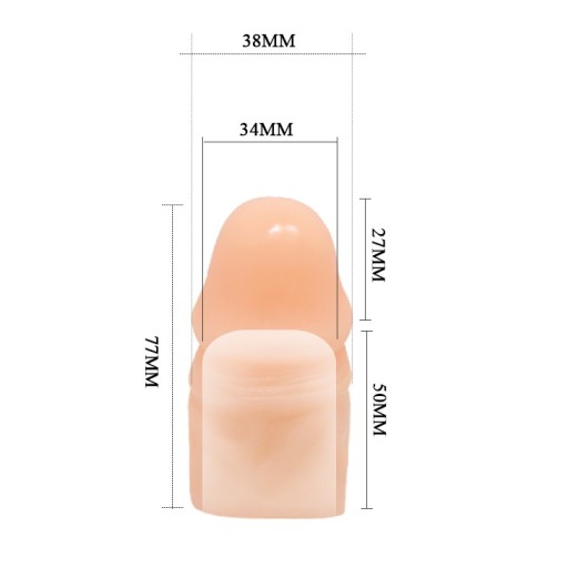 Rukáv na penis, realistický BAILE