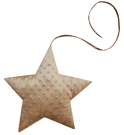MINKY STAR / prívesok, vankúš 27cm Belbi