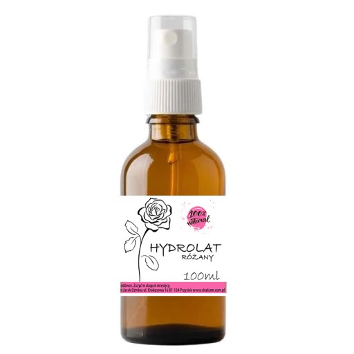 Ružový organický hydrolát 100 ml