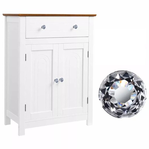KRIŠTÁĽOVÁ NÁBYTKOVÁ KĽÚČKA rukoväť 30mm CRYSTAL Glamour rukoväť