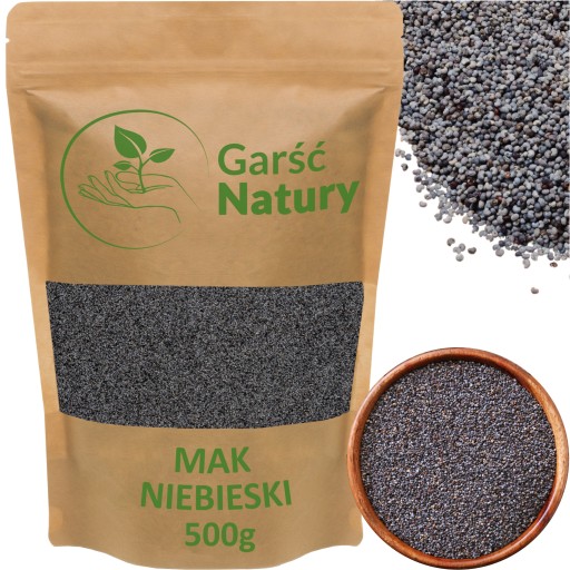 MODRÝ MAK 0,5kg čerstvé semienka 0,5kg čisto prírodné NAJVYŠŠIA KVALITA