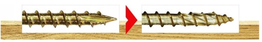 TESÁRSKE SKRUTY DO DREVA 3x30 mm TORX 500 ks WKRĘT-MET
