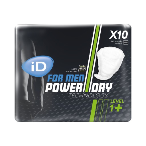 ANATOMICKÉ pánske vložky POWER DRY 10 ks úroveň 1