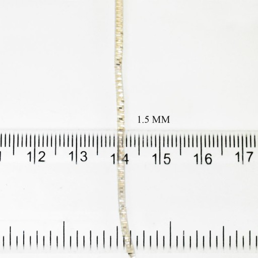 Vyšívacia taška Truncal 4 Grani, meď, svetlo zlatá, 1,5 mm, 360 cm/10 g
