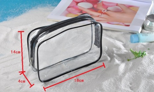 Kozmetická taštička 3 ks Travel Organizer Transparent