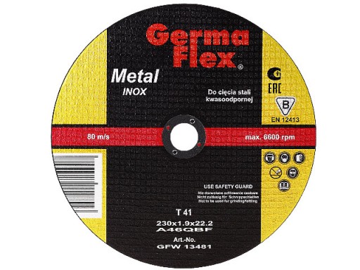 INOX rezací kotúč 230x1,9 kotúče GERMAFLEX