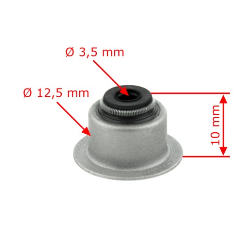 Tesnenie ventilu pre VESPA LX PRIMAVERA S 50 125 150 4T