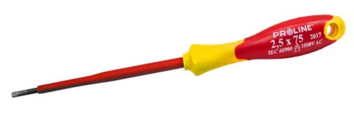 Plochý elektrotechnický skrutkovač 4,0 x 100 1000V PROLINE (10576)