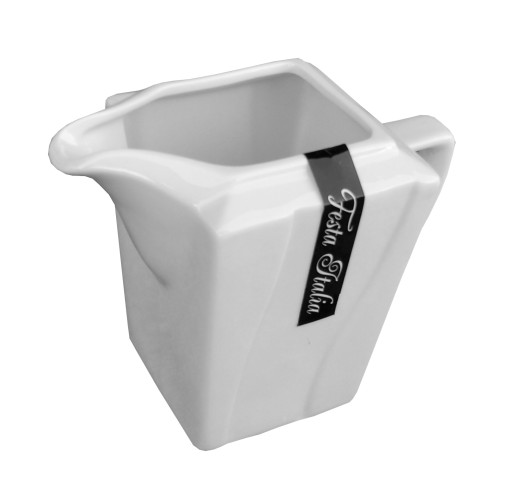 Porcelánová kanvička na mlieko, biela, 250 ml