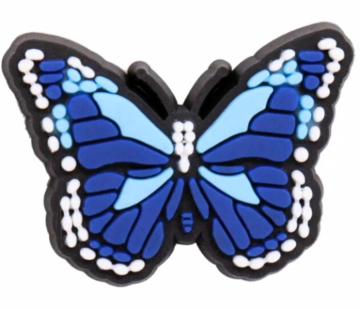 4x Špendlíky / Špendlíky na Crocs a podobné topánky a la Jibbitz - Butterflies