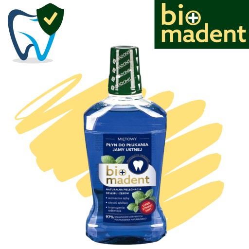 Bio Madent Super silná mätová ústna voda 500 ml