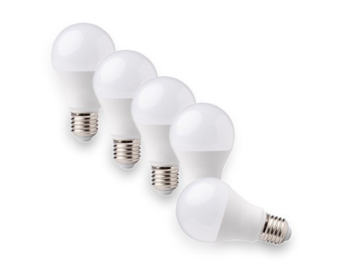 5x Halogén E27 LED žiarovka 10W=80W 4000K Neutr