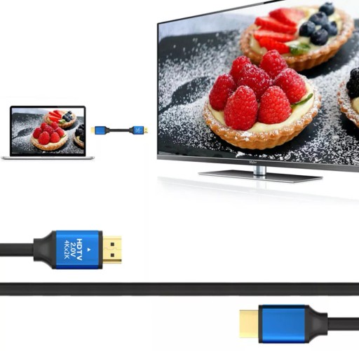 HDMI 2.0 HIGH SPEED ETHERNET kábel 4K 1080p 1,5M