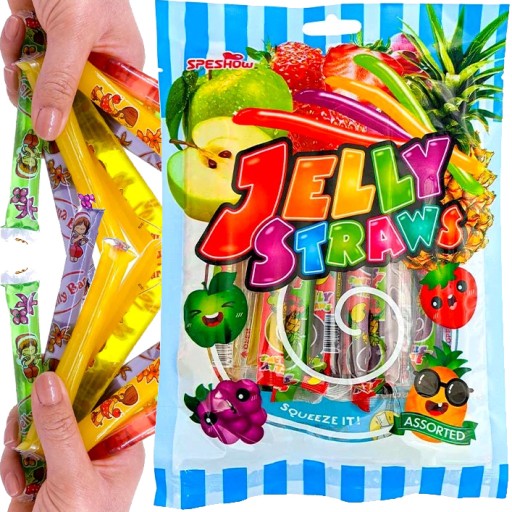 Želé ovocné príchute v tube TikTok ŽELÉ SLAMKY 300g SPESHOW