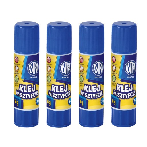 4 x ASTRA ŠKOLSKÉ LEPIDLO 8 g SUPER SILNÉ