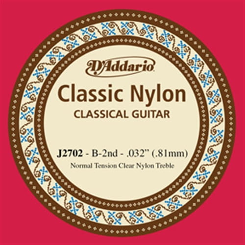 D'Addario J2702 B-2nd struna pre klasickú gitaru