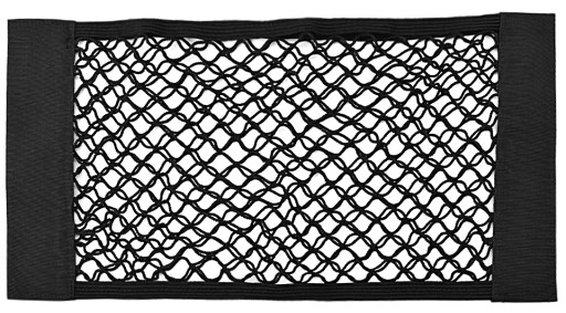 TAŠKA SIEŤKA NA KUFOR AUTA S VELKÝM VRECKOM NA VELCRO 80x25cm