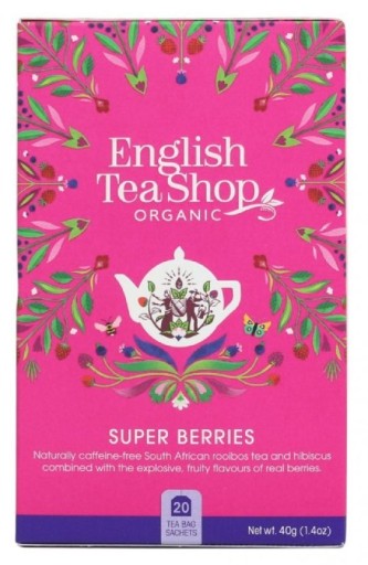 Anglický čaj Super Berries ovocný čaj 20x2g