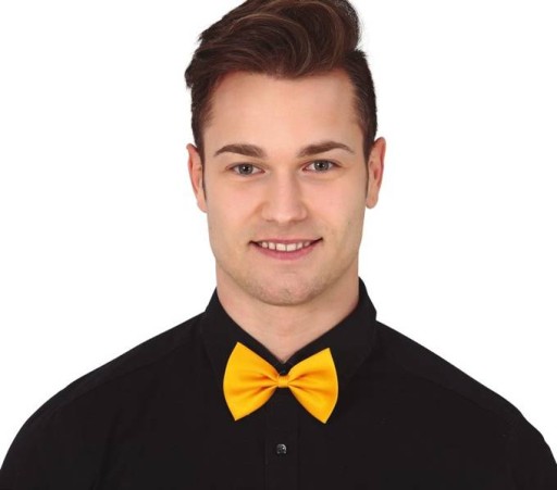 ŽLTÝ ELEGANTNÝ KARNEVALOVÝ MOTÝĽ