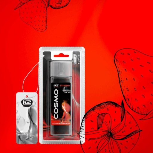 K2 COSMO VÔŇA DO AUTA JAHODA 50 ML