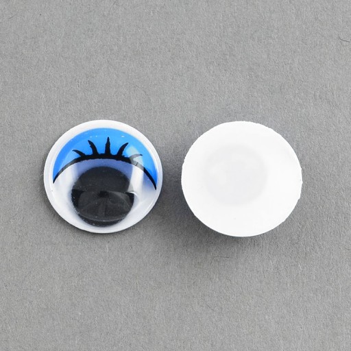 POHYBLIVÉ OČI NA DEKORÁCIU 12x3,5mm 20ks