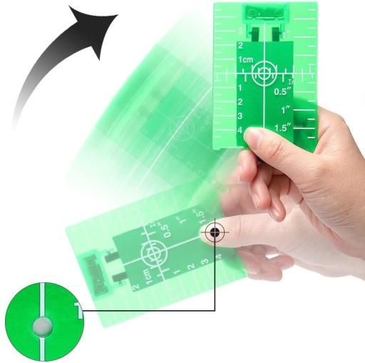 PLYTÝ LASEROVÝ ZAMERACÍ ŠTÍT PRE HORIZONTÁLNY LASER