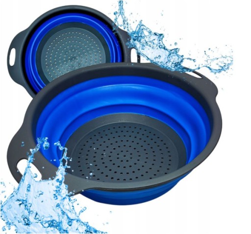 SILIKÓNOVÝ CEDNÍK SITKO ODKAPÁVAČ NA OVOCIE CESTOVINY 24 cm