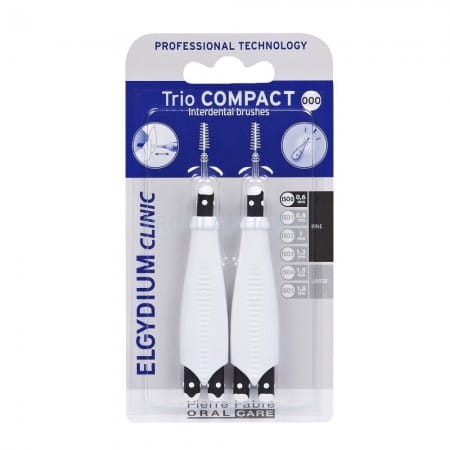 Elgydium Clinic Trio Compact Fine 000, 1 sada