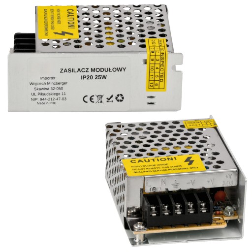 Modulárny LED zdroj pre pásiky 2,1A 25W 24W 12V