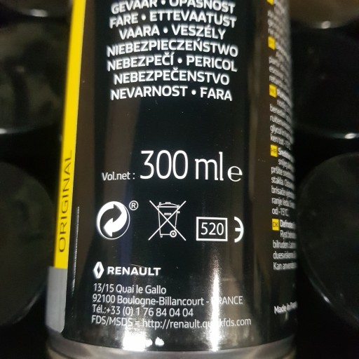 Rozmrazovač okien a zámkov 300 ml RENAULT sprej