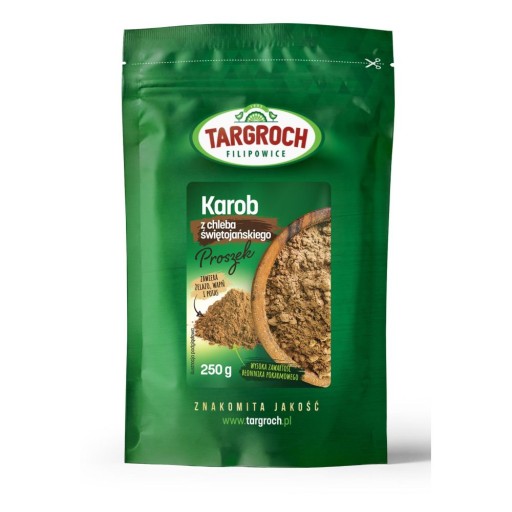 Karob mletý, náhrada kakaa, 250 g Targroch