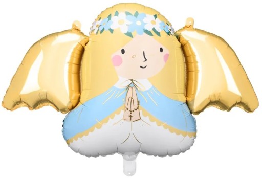 Anjel fóliový balón 103x58 cm Prvé sväté prijímanie