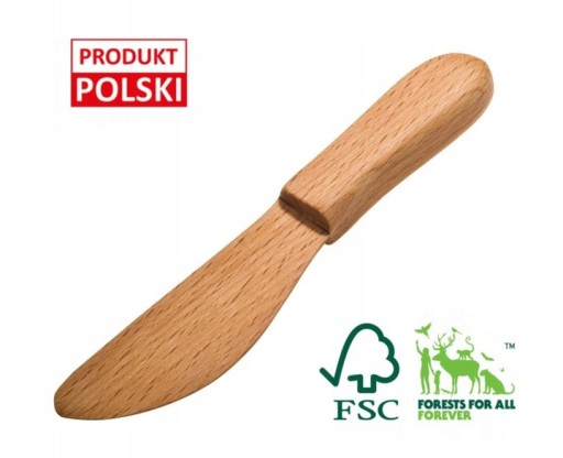 DREVENÝ Nôž na maslo-0435