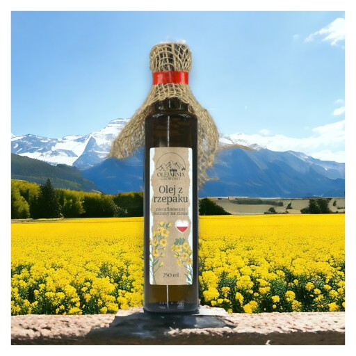 Giewont Oil Mill - Repkový olej 250 ml za studena lisovaný repkový olej