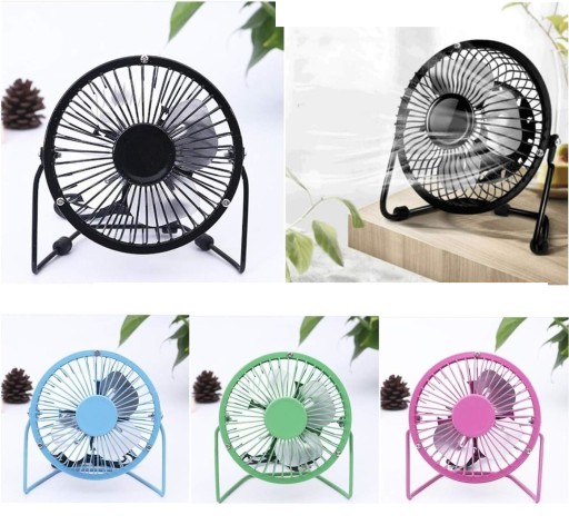 VENTILÁTOR USB VENTILÁTOR PEVNÝ MALÝ PRENOSNÝ NA STOL TICHÝ FUNKČNÝ