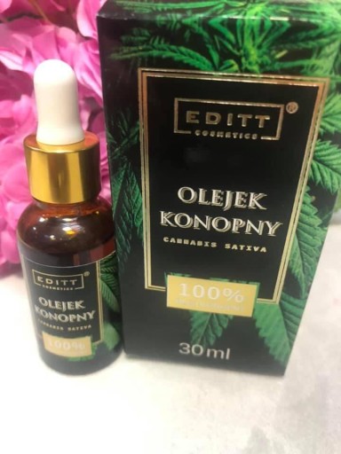 Konopný olej 30 ml 100% Editt Cosmetics