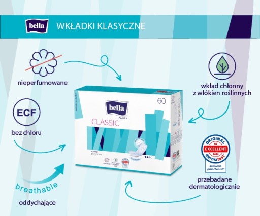 Bella Panty Classic hygienické vložky 20 ks.