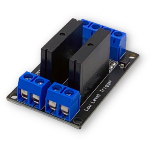 OMRON 5V Low Trig 2-kanálový reléový modul SSR