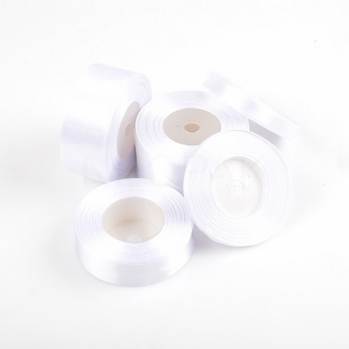 Saténová stuha Biela stuha 12mm 32m 8002