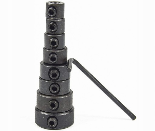 OBMEDZOVAČE VŔTAČA HĹBKOVÝ ZARÁŽKA 3 -16 mm 8 ks.