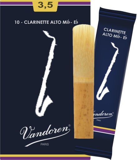 Alto klarinetový plátok Eb Es 3,5 Vandoren Classic CR1435 1 ks.