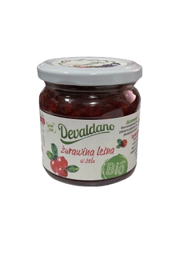 Devaldano Lesné brusnice v BIO géli 190 g