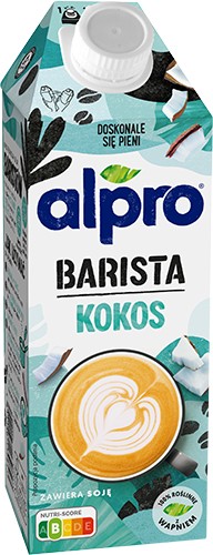 Rastlinný nápoj bezlaktózový, bezlepkový ALPRO Barista Kokos - kokos 750ml