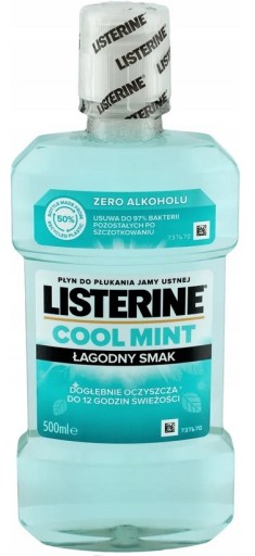 Listerine Cool Mint ústna voda miernej chuti 500 ml