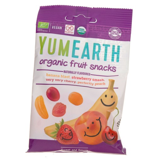 YumEarth Eko ovocné chuťovky bez želatíny Želatína 50 g