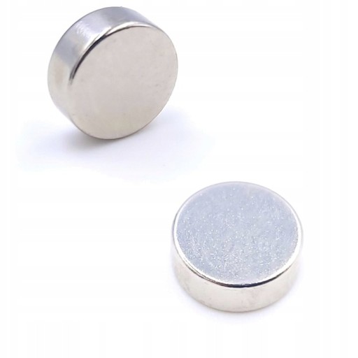 Silný neodýmový magnet okrúhly 8x3 mm 10 ks.