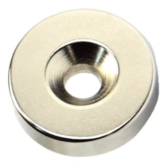 6x NEODYMOVÝ PRSTEŇOVÝ MAGNET 15x7/3,5X3
