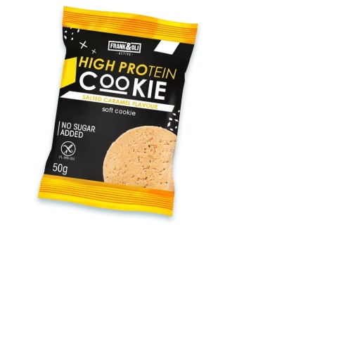 FRANK&OLI Proteínový koláčik Slaný karamel 50g nový HIT