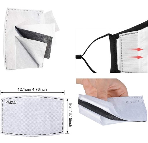Filtračné filtre pre karbónové masky PM2.5 N99 CARBON
